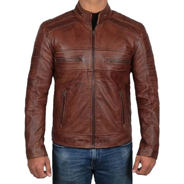 Leather Jacket Men - Image 3