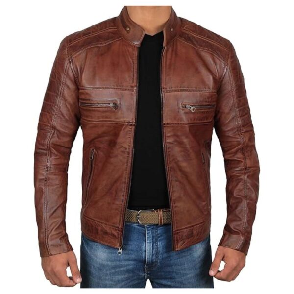 Leather Jacket Men - Image 2